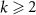 $k \unicode 2$