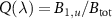 $Q(\lambda) = B_ / B_\mathrm$
