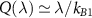 $Q(\lambda) \simeq \lambda/ k_$