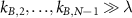$k_, , k_ \gg \lambda$