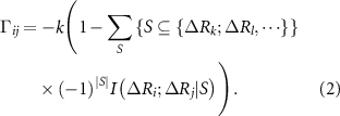 Equation (2)
