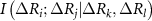 $I\left( ;\Delta |\Delta ,\Delta } \right)$