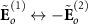 $\tilde}_o^ \leftrightarrow -\tilde}_o^$