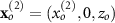 $\mathbf_o^ = (x_o^, 0, z_o)$