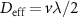 $D_\textrm = v \lambda / 2$