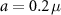 $a = 0.2\,\mu$