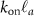$k_\textrm \ell_a$