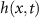 $h(x,t)$