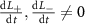 $\fracL_+}t}, \fracL_-}t} \neq 0$