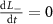 $\fracL_-}t} = 0$