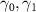 $\gamma_0,\gamma_1$