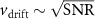 $v_} \sim \sqrt}$