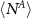 $\langle N^ \rangle$