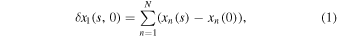 Equation (1)