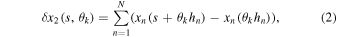 Equation (2)