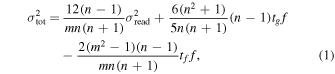 Equation (1)