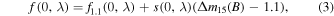 Equation (3)