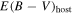 $E{(B-V)}_{\mathrm{host}}$