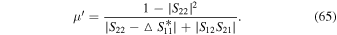 Equation (65)
