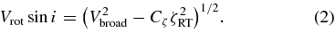 Equation (2)
