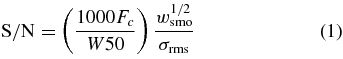 Equation (1)