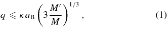 Equation (1)