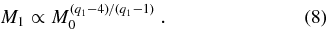 Equation (8)
