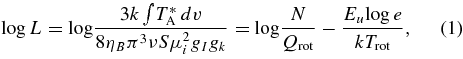 Equation (1)