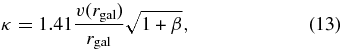Equation (13)