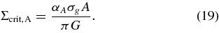 Equation (19)