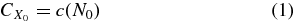 Equation (1)