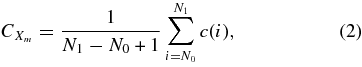 Equation (2)
