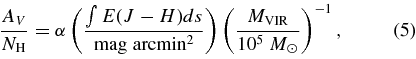 Equation (5)