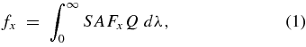 Equation (1)