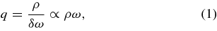 Equation (1)