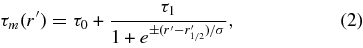 Equation (2)