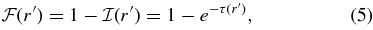 Equation (5)