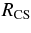 $R_{\rm{CS}}$