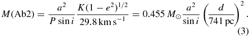 Equation (3)
