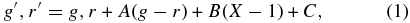 Equation (1)