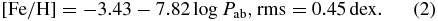Equation (2)
