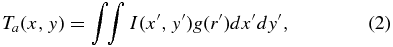 Equation (2)