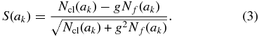Equation (3)