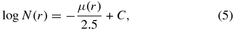 Equation (5)