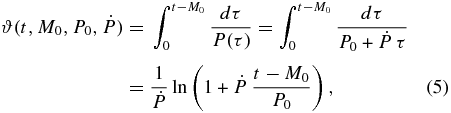 Equation (5)