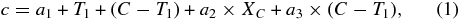 Equation (1)