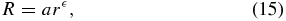 Equation (15)