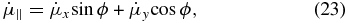 Equation (23)