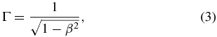 Equation (3)