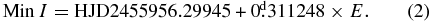 Equation (2)